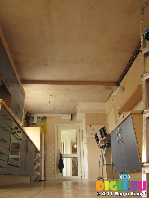 SX18767 Kitchen ceiling after plastering